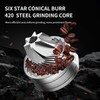 Manual Coffee Grinder with Foldable Handle, Conical Burr Coffee Grinder