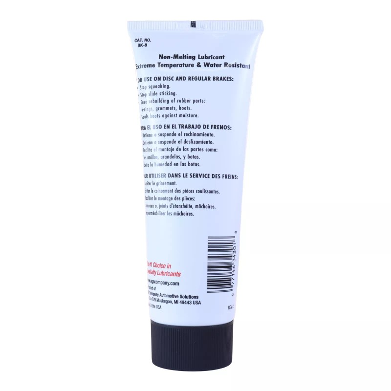 AGS SIL Glyde 8 oz Heat Resistant Brake Lubricant Rust
