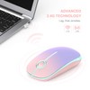 Unipows Wireless Mouse - 2.4G Slim Portable Computer Mouse with