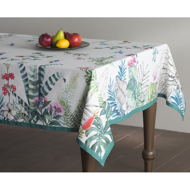 Maison d' Hermine Tropiques 100% Cotton Tablecloth 54 inch by