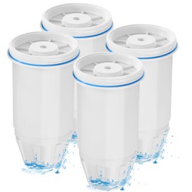 Water Filter Replacement for zero Pitchers and Dispenser,fit for ZR-001 ZR-004 ZP-006 ZR-017 ZS-008 Filters, Multi-Stage Filter System Reduce Lead, Chromium, PFOA/PFOS and TDS, 4pack,by Cobectal