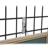 Gridwall Utility Notch Hook, Picture Hanger for Grid Panels, Chrome,