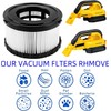 DC5151H HEPA Filter Replacement Compatible with DEWALT Wet Dry Vacuum