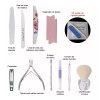 Maange Profesionales Limas Para Uñas Set Belleza Para Uñas 10