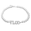 Top Ladies of Distinction Sorority Imitation Pearl Letter TLOD Necklace