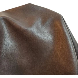 NAT Leathers | Cacao Brown Pebblegrain 2 Tonos Fenice Suave piel Sintético Vegano PU (Aprobado por Peta Vegano) | 1 yarda de corte por yarda | Piel sintética de 0.9 mm de grosor | 36 x 54 pulgadas