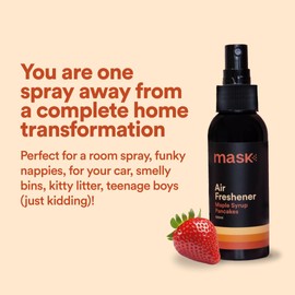 Mask - Air Freshener Spray, Bathroom Deodorizer, Travel Size Air Freshener, Long Lasting, Strong Odor Eliminator, Pet Odor Eliminator, Room Deodorizer, 10.2 Fl Oz, Maple Syrup Pancakes, Pack of 3
