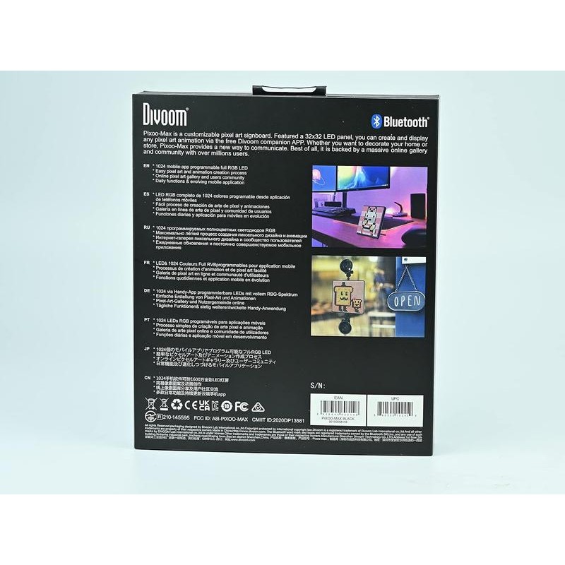 Divoom Pixoo-Max Pixel Display, APP Cellphone Control Display with 32