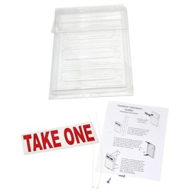 Calendars and More, Inc. Outdoor Real Estate Brochure Box - Easy to Use Take One Document Holder Can Hold 200, 8.5 x 11 Documents, Flyers & Brochures or Other Outdoor Marketing Needs (2)
