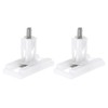 sourcing map 2Pcs Toilet Seat Cover Hinge, 50mm Blind Hole
