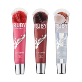 Ruby Kisses Jellicious Mouth Watering Lip Gloss (JLG07&JLG10&JLG13) Long Lasting Shine