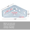 YIDU69Q 4 Pcs 90 Degree Gusseted Fitting for 1-5/8" Strut