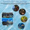 BZTT Pond Pump Filter Sponge 660 GPH Fish Pond Filter