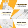 Yolsunes 19" White Outdoor Wall Lantern 2-Light, Large Modern Wall