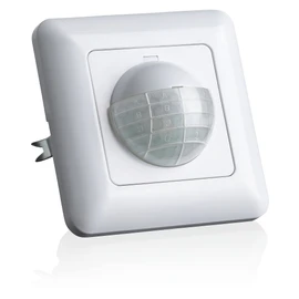 SEBSON Motion Sensor Indoor Flush-Mounted – LED Suitable for Wall Mounting, IR Motion Sensor Programmable – Installation 60 x 49 x 32 mm – Range Sensor 10 m/190°, 3-Wire