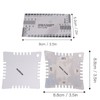 Guitar Measuring Set String Distance Height Radian Ruler Stainless Steel