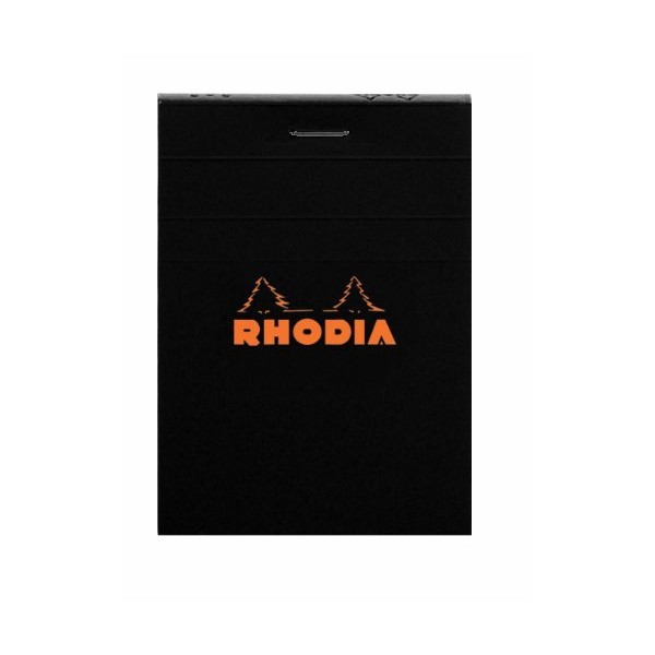 Black Rhodia Top Staplebound No. 11 Notepad (3 X 4),