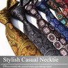 BUZZxSELECTION NT009 Men's Necktie, Paisley Pattern, Casual, Stylish, Suit, Business