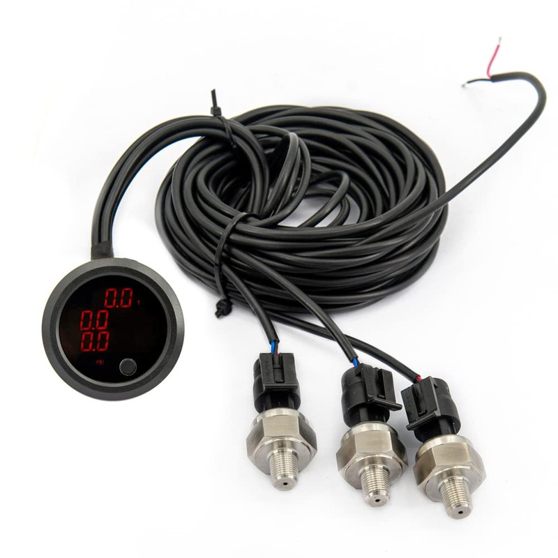12V Solenoid Valve Air Ride Suspension manifold valve with remote