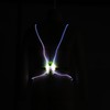 LED Reflective Running Vest High Visibility Front Safety Light USB
