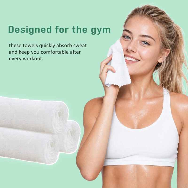 twoworld 140 Moist Cotton Towel Bulk Moist Towelettes Individually Wrapped