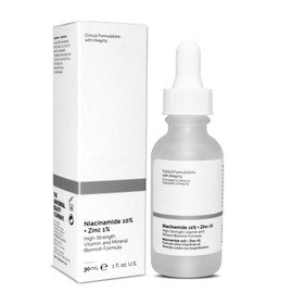 Niacinamide Serum Facial Moisturising, 10% Niacinamide + 1% Zinc, Tackles Blemishes, Minimises Pore Appearance, Anti Ageing & Wrinkle Face Serum for All Skin Types (30 ml)