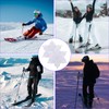 2pcs Snowflake Stomp Pads, 3D Anti-Slip Snowboard Stomp Pads Snowboard