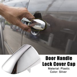 ACROPIX Rear Right Exterior Door Handle Lock Cover Cap Replacement Fit for Kia Sorento - Pack of 1 Silver Tone