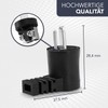 10 x DIN Speaker Plugs with Screw Connection Angled 90°