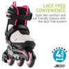 Rollerblade Microblade Free 3WD Kid's Size Adjustable Inline Skate, Black