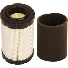 Filtro de aire con prefiltro de repuesto para 796031 594201 591334 Pre 797704 Compatible con limpiador aire para cortacésped MIU1303 GY21435 MIU13963