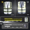 AYKRM 11 colors available white hi vis vest