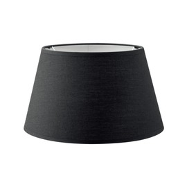 Home Sweet Home Lampshade for Table Lamp, Black Lampshade, 25/18/14 cm, for E27 Socket