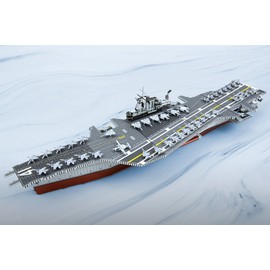 Metal Earth Premium Series USS Midway Aircraft Carrier 3D Metal Model Kit Fascinations