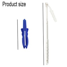 WADY 180°Dusters Multi Surface Duster Refills Kit Extender Handle, 2 Pcs Replacement Handles, Adjustable Telescopic Long Handle, Duster Handle Stick for Electrostatic Refill for Home Car Cleaning
