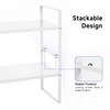 KIKIBRO Expandable Cabinet Shelf Organizer, Stackable Kitchen Pantry Counter Storage,
