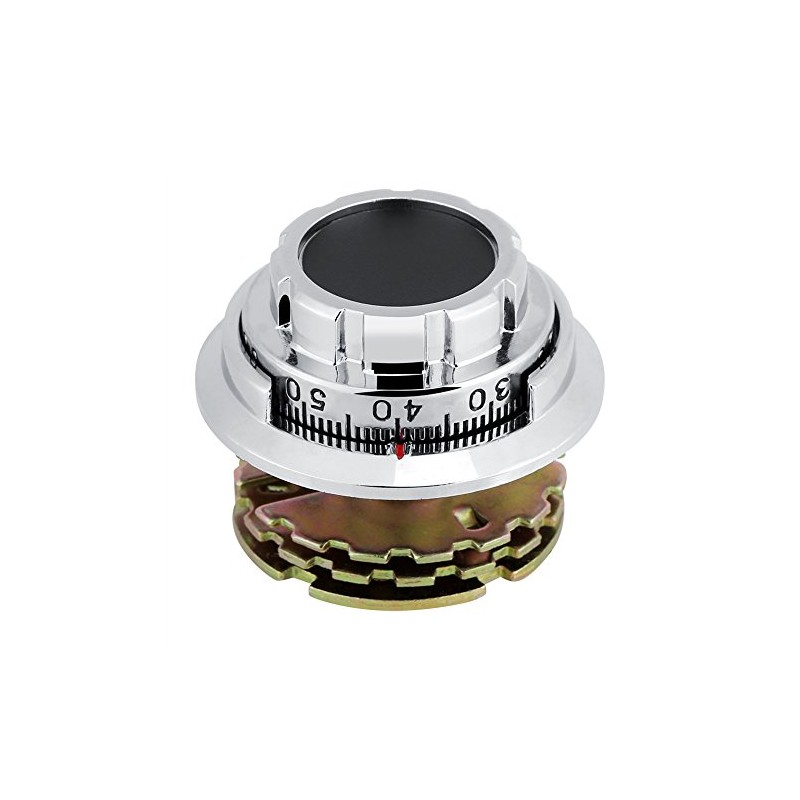 Metal Chromed Plating Coded Dial Lock Home Security Jewelry Safe