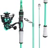 One Bass Spirit Flame Fishing Rod Reel Combo, Spinning &