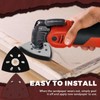 NCTNCX Pack of 4 Multitool Sanding Plate 80 mm, Triangle