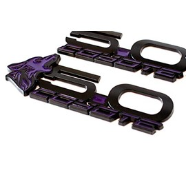 MF Auto Designs - V4 Coyote 5.0 Fender Badges (Pair) - Purple V4-COYFEND-PURP V4 Coyote Fender Badges