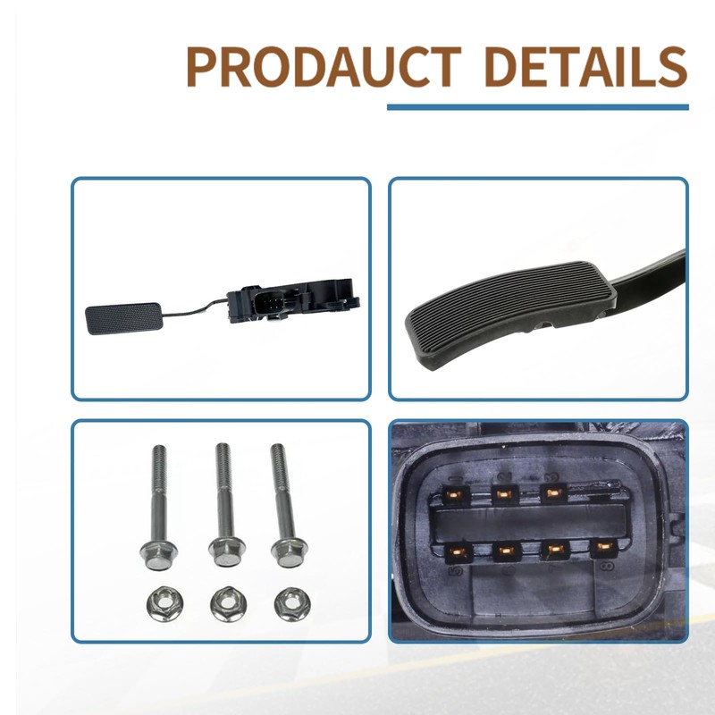 Accelerator Pedal with Position Sensor Compatible with 2004-2010 Mercury Mountaineer,