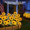 KOOPER Solar Lights Outdoor Decor - Upgraded 3 Pack Solar