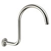 Kingston Brass K114C6 Restoration 14" Shower Arm with Round Flange,