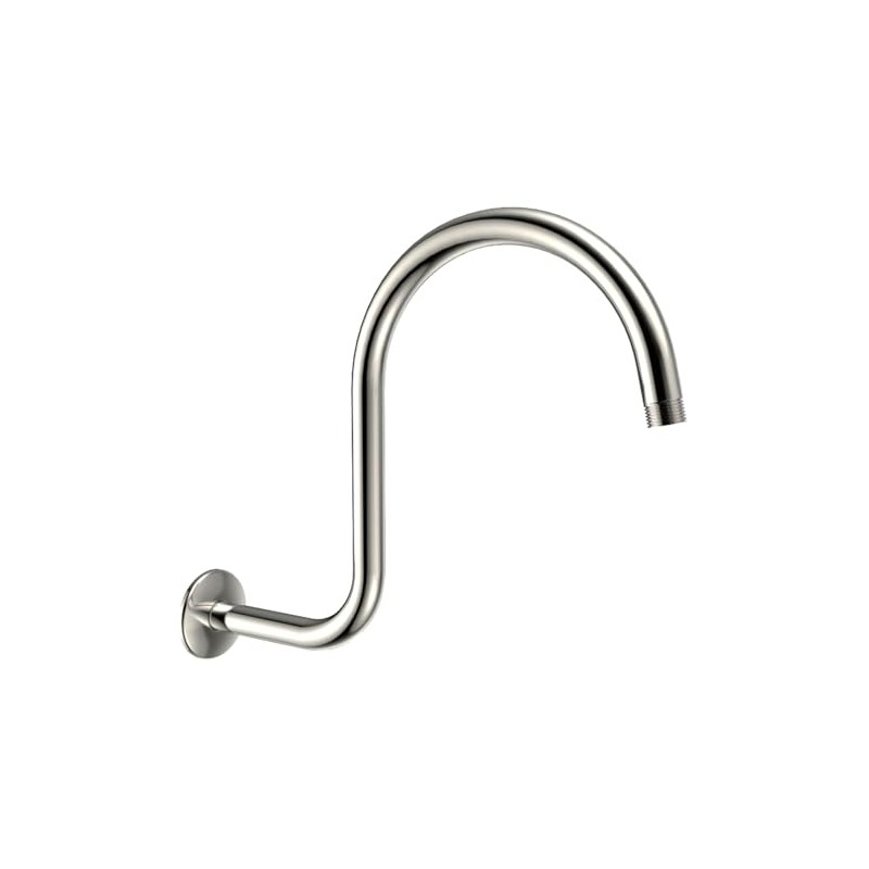Kingston Brass K114C6 Restoration 14" Shower Arm with Round Flange,
