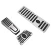 3pcs Accelerator Brake Pedals Foot Rest Plate Waterproof Fireproof Replacement