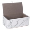 Ciieeo Elegant Marble Tissue Box Desktop Tissue Dispenser Decorative Home