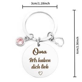 Grandma Gift Mother's Day Gift Grandma Keyring Grandma Gifts for Birthday Grandma Best Grandma Gifts Birthday Gift for Grandma Thank You Meaningful Gifts for Grandma Gift Christmas, Grandma-You