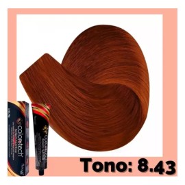 Nutrapel Color Tech Tinte Tono Cobre 8.43 Rubio Claro Cobrizo Dorado