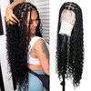 Janyuwool 36" Full Lace Boho Knotless Box Braided Wigs Full