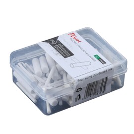 KERDEJAR 2.3mm & 5mm Electric Eraser Refills, 70Pcs White Rectangular Rubber Sketch Eraser, Ideal for Drawing, Drafting, Arts & Crafts, Suitable for TENWIN 8302